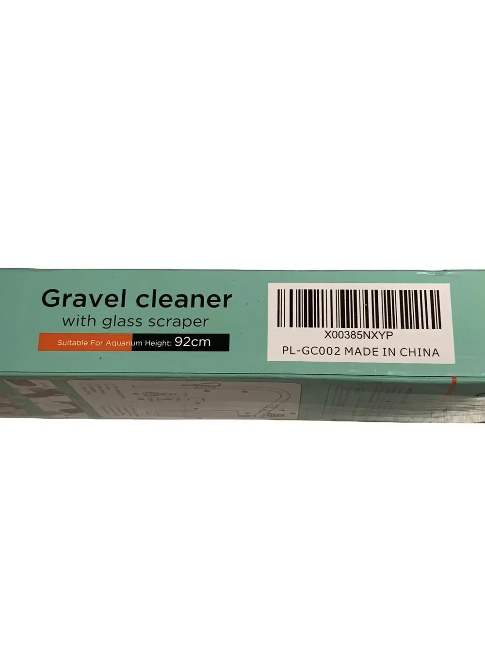 Pulaco Aquarium Gravel Cleaner Siphon Vacuum with Glass Scraper Kit 92cm NEW
